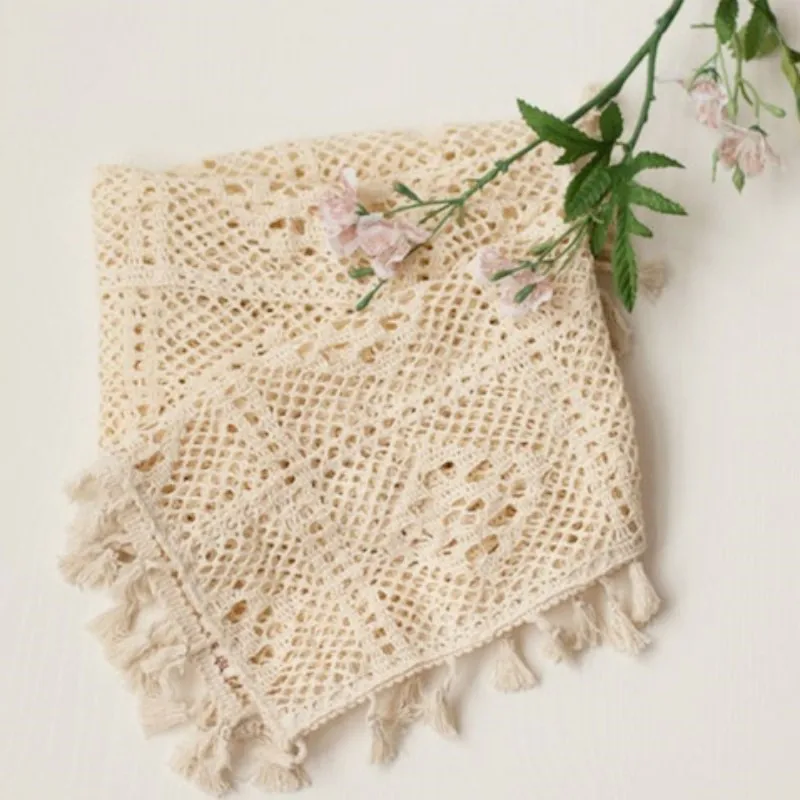 Baby Swaddle Blanket - Newborn Photography Props Photography Mat Cotton