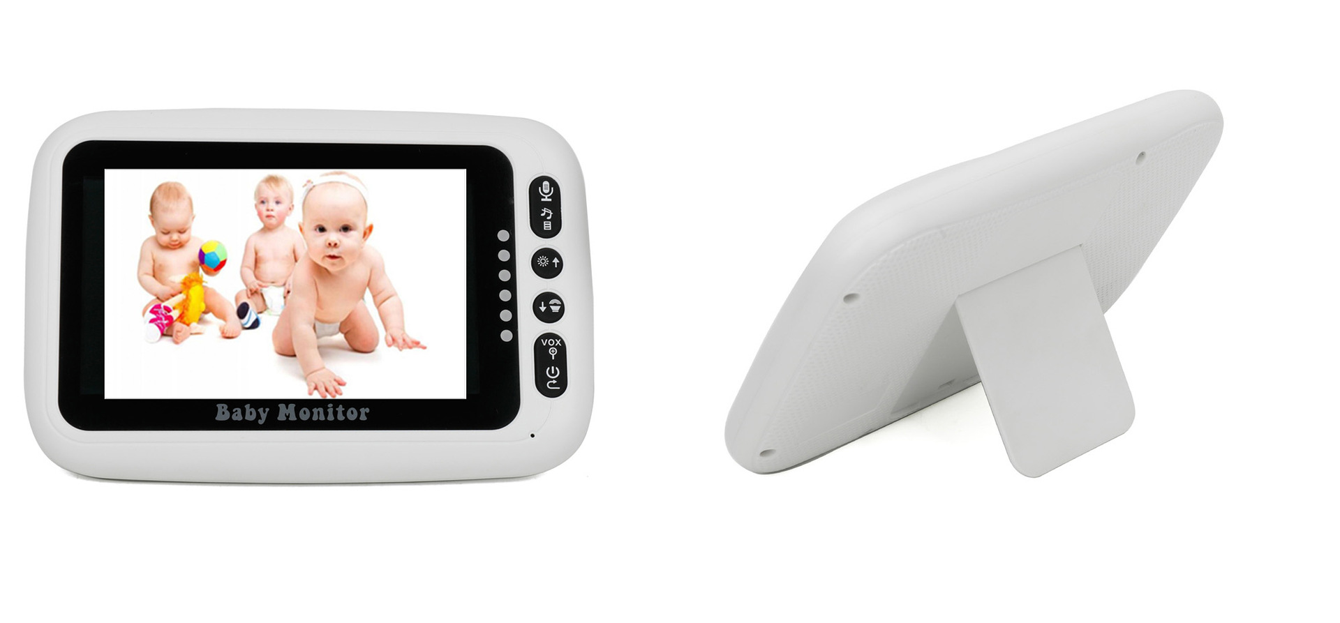 Wireless Baby Monitor - 4.3inch IPS Screen Wireless Video Baby