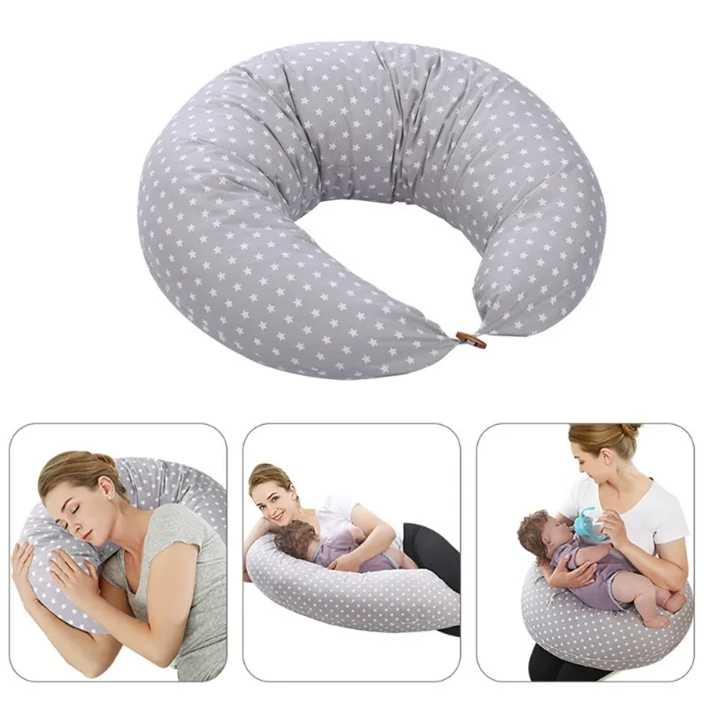 Nursing Pillow Breastfeeding - Classic Nursing Pillow Multifunctional Crescent Pattern