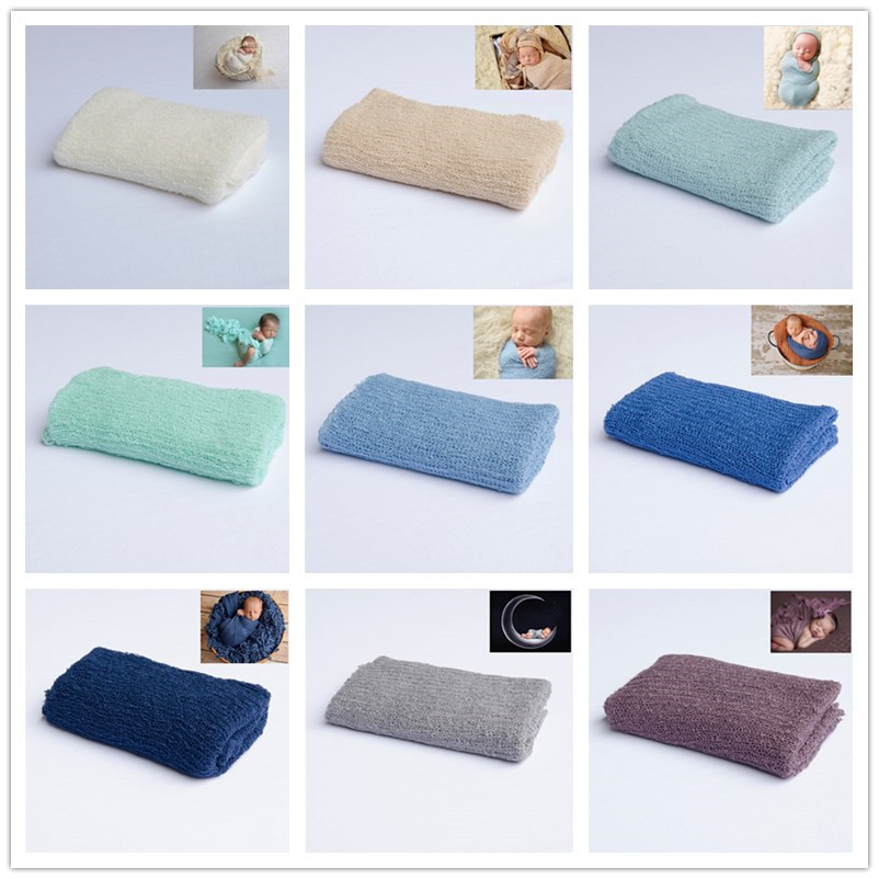 Baby Swaddle Blanket - Newborn Photography Props Knit Wrap Baby