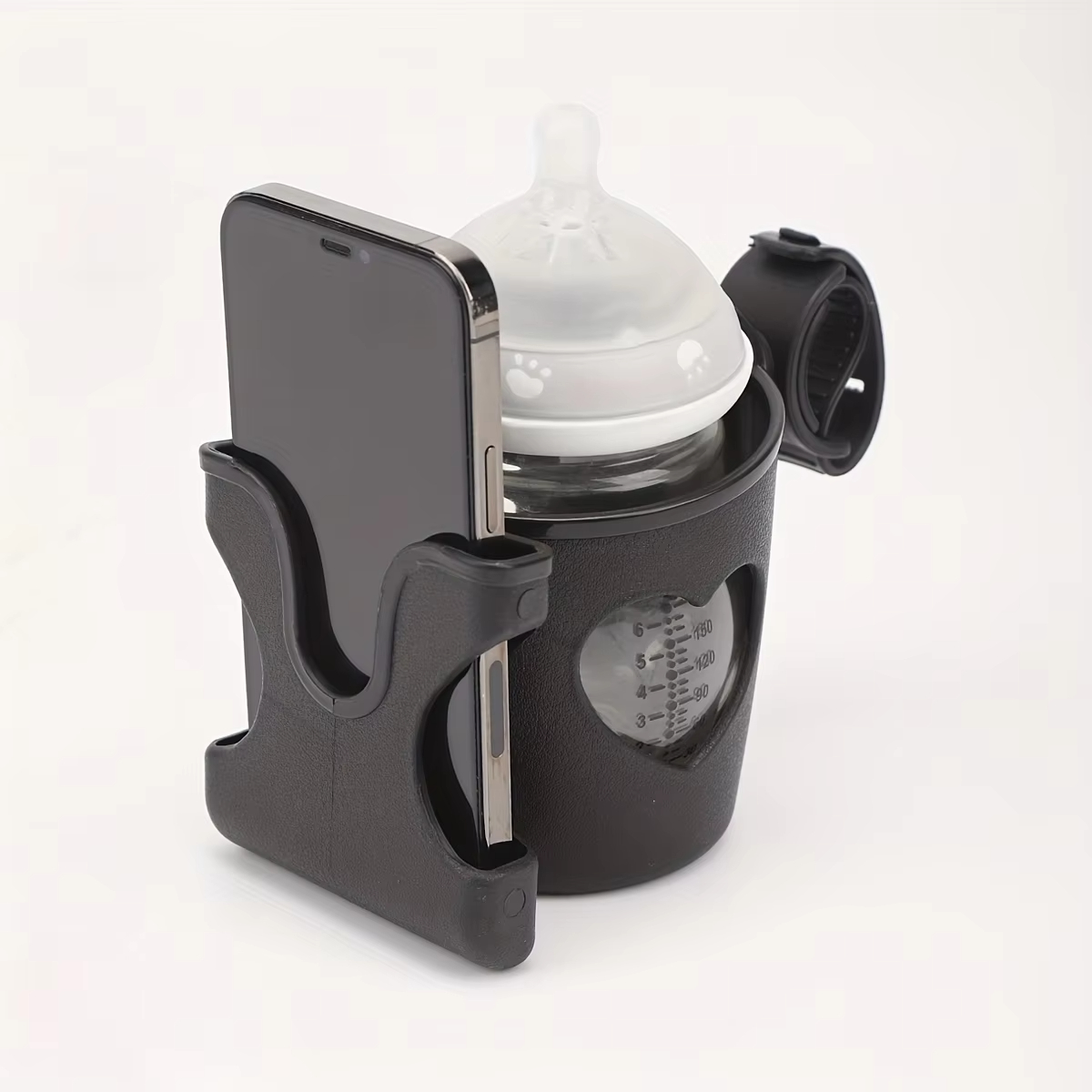 Stroller Accessories - Multifunctional 2-in-1 Stroller Cup Holder with