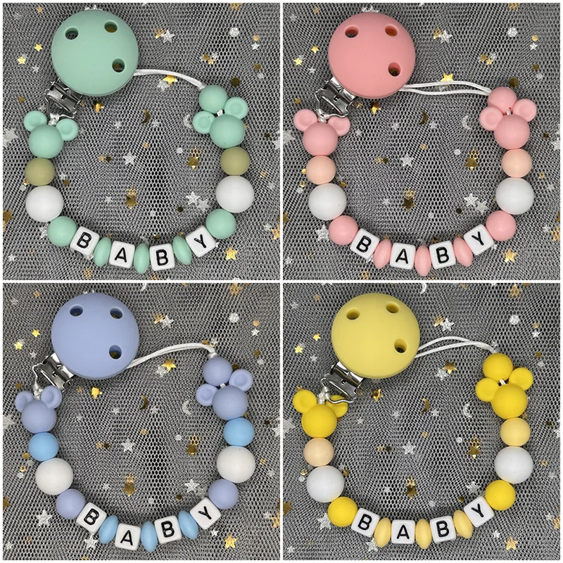 Baby Products - Baby Pacifier Clip Personalised Name Dummy