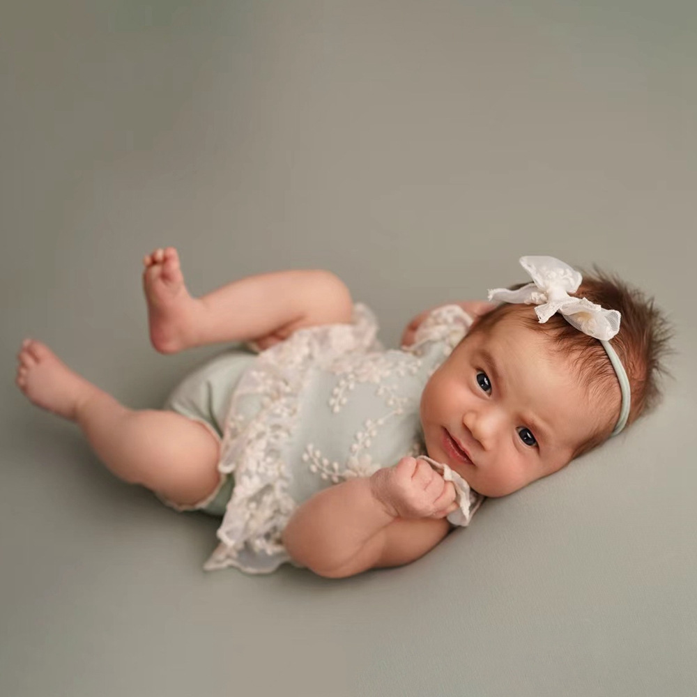 Baby Products Website - Whimsical Newborn Baby Girl Pastel Green