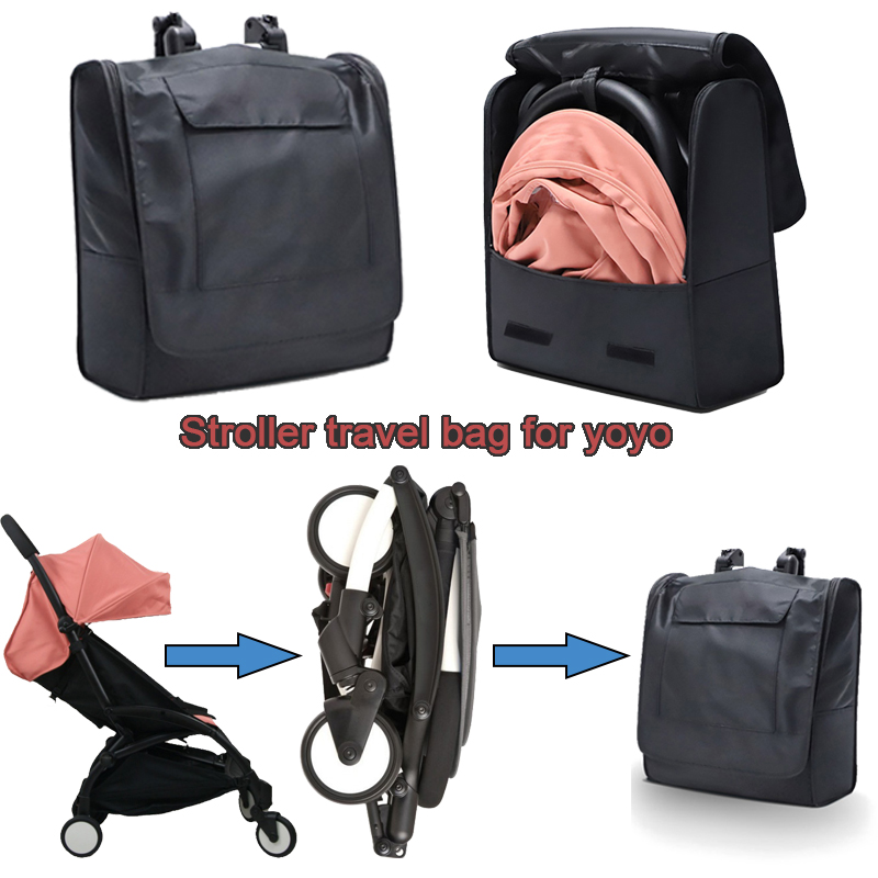 Stroller Accessories - Stroller Travel Backpack Waterproof Black Thickend