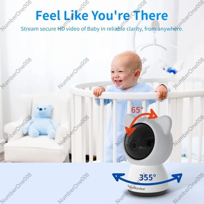 5 Inch 1080P Baby Monitor, Wir - Wireless Baby Monitor ulasan dan harga