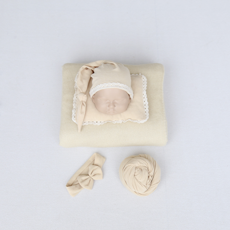 Newborn knitted blanket stretc - Baby Swaddle Blanket ulasan dan harga