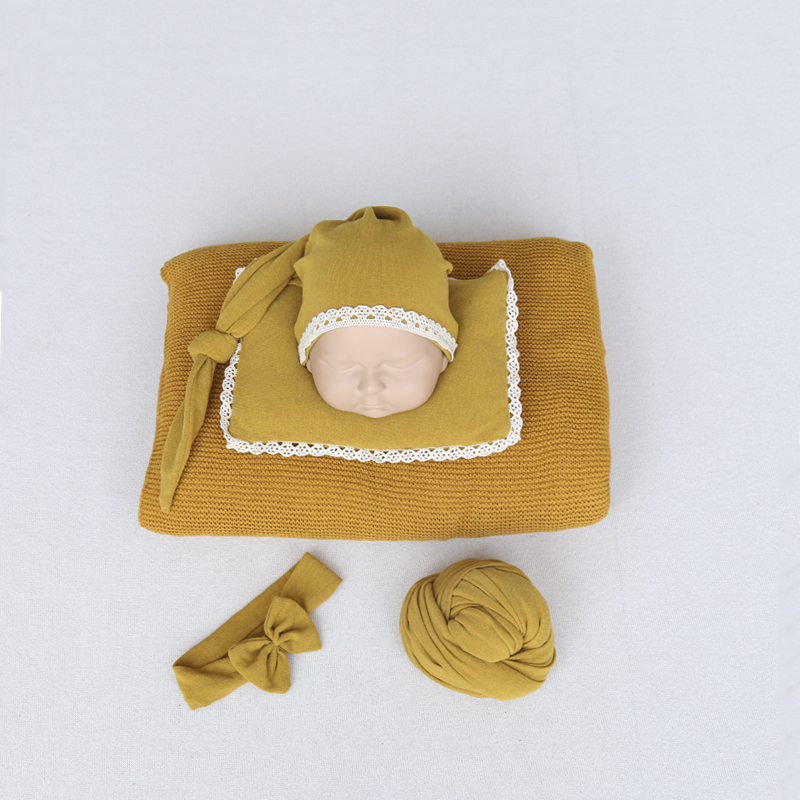 Newborn knitted blanket stretc - Baby Swaddle Blanket ulasan dan harga