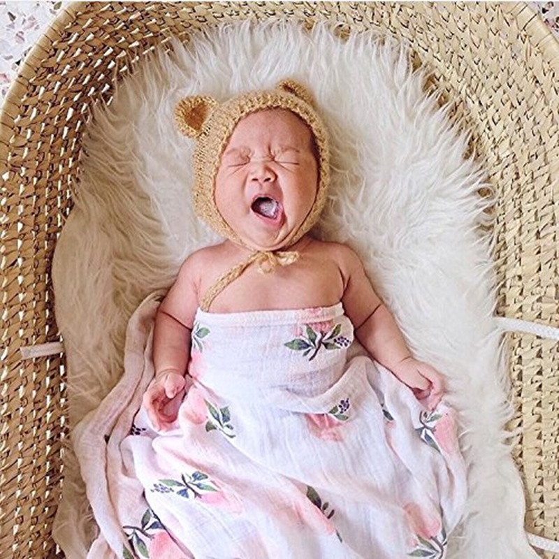Rose 120x120cm 70% Bamboo 30%  - Baby Swaddle Blanket ulasan dan harga
