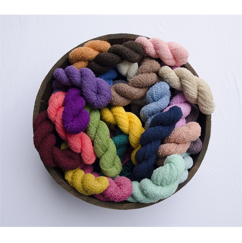Newborn Photography Props Knit - Baby Swaddle Blanket ulasan dan harga